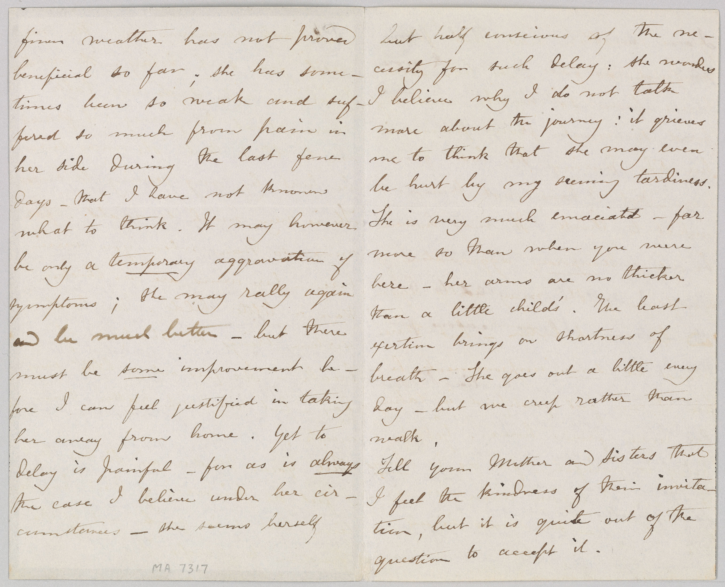 Letter To Ellen Nussey 1 May 1849 Pages 23 Charlotte Brontë Ten 