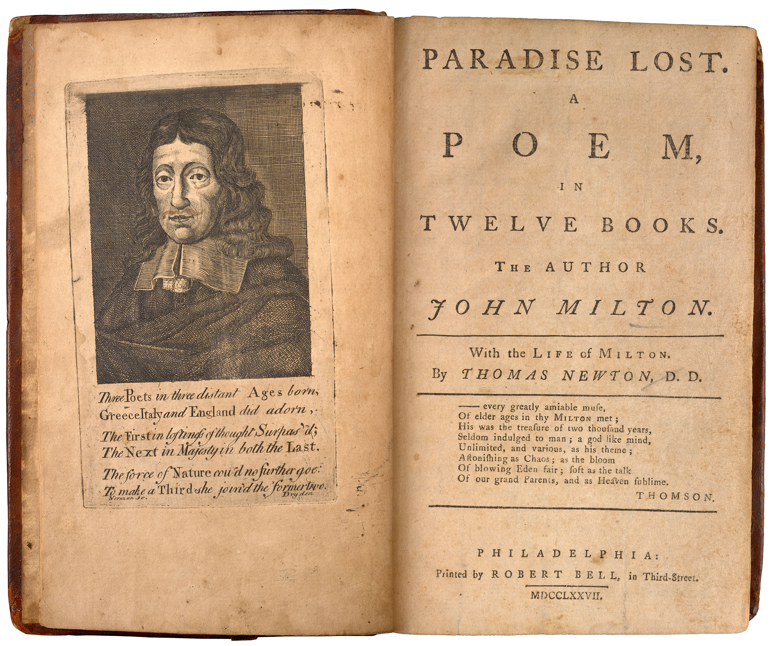 Paradise Lost | John Milton | — Arion Press