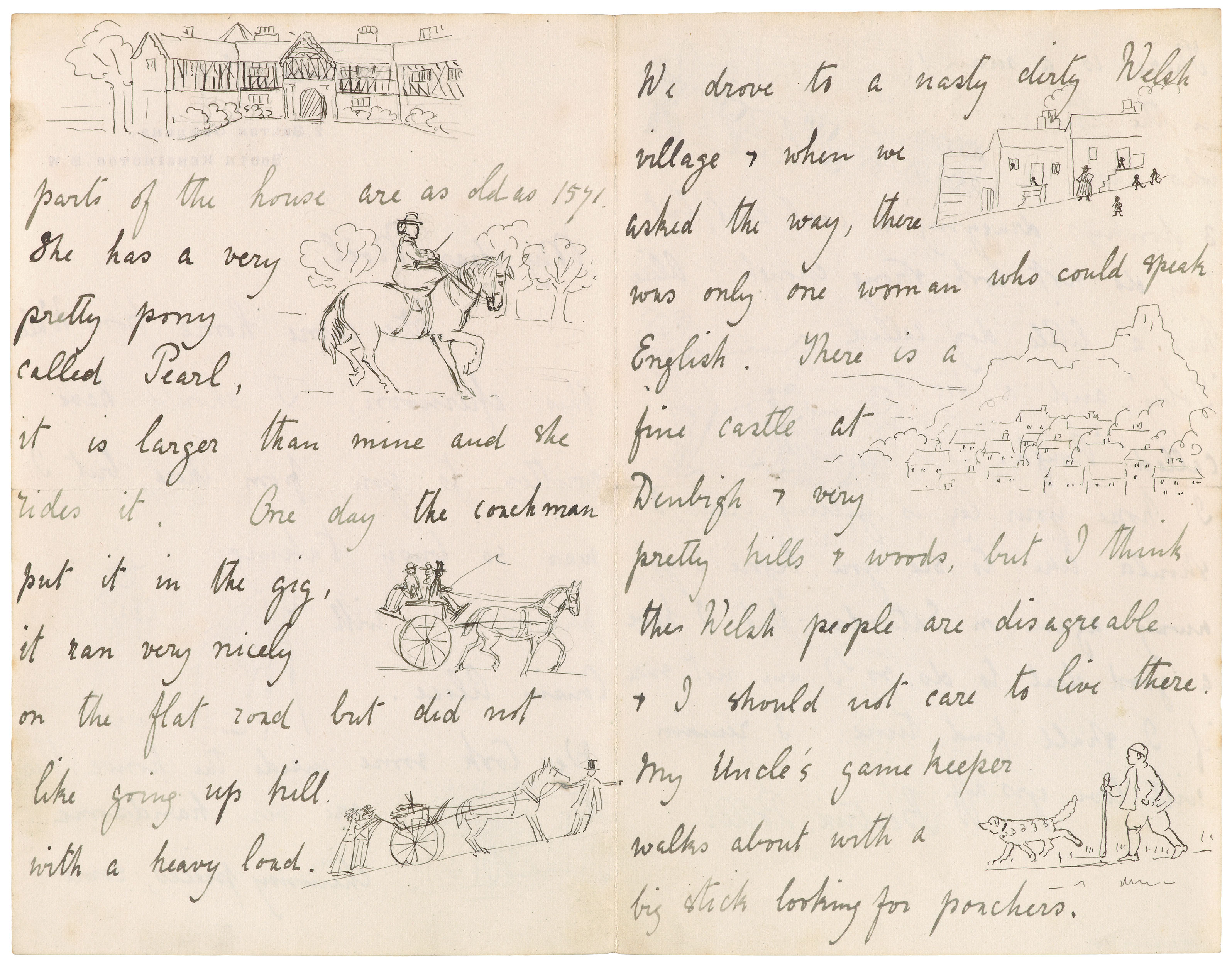 June 4, 1895, page 2–3 | Beatrix Potter: The Picture Letters | The ...