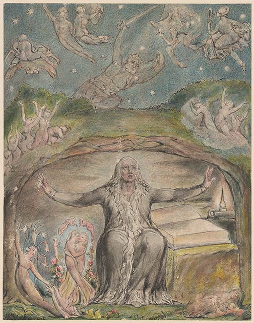 William Blake | Milton. Old Age | Drawings Online | The Morgan Library ...