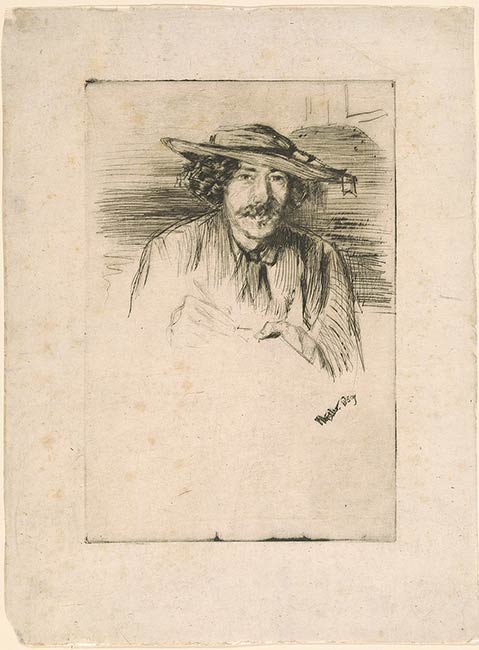 James McNeill Whistler | Self-portrait | Drawings Online | The Morgan ...