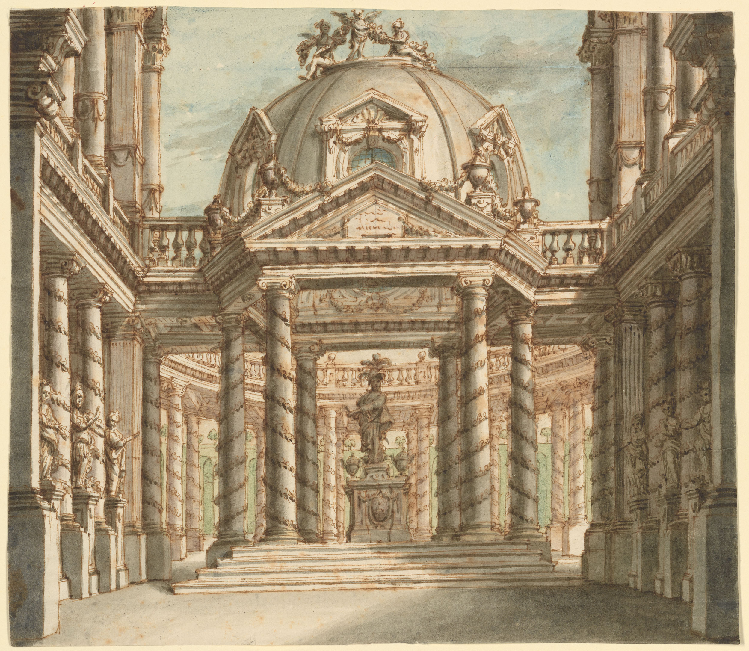 Франческо Галли да Бибиена. Амфитеатр. 1719г.