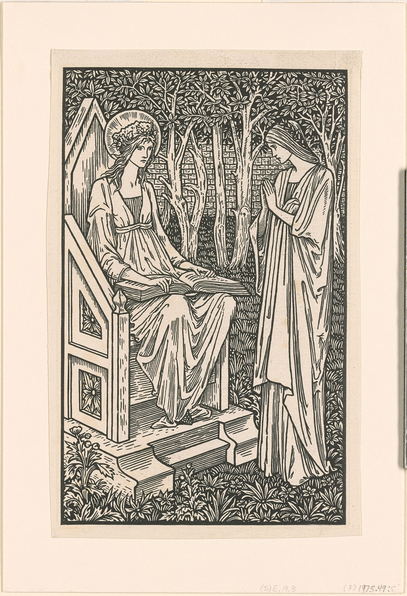 Fides, 1872, 63×178 cm by Edward Coley Burne-Jones: History