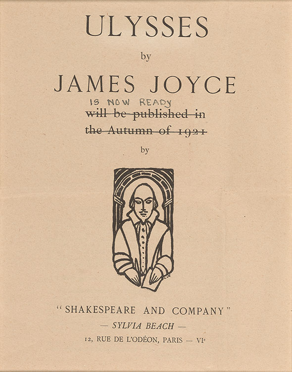 Ulysses James Joyce First Edition Rare Book