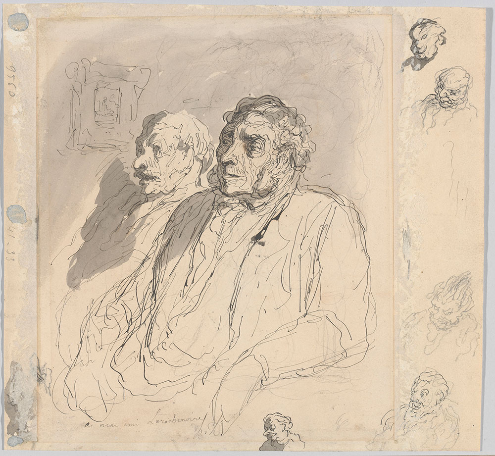 Honoré Daumier Conversations in Drawing Seven Centuries of Art from
