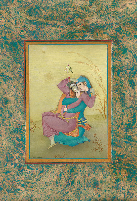 Study of The Lovers by Riza-yi 'Abbasi