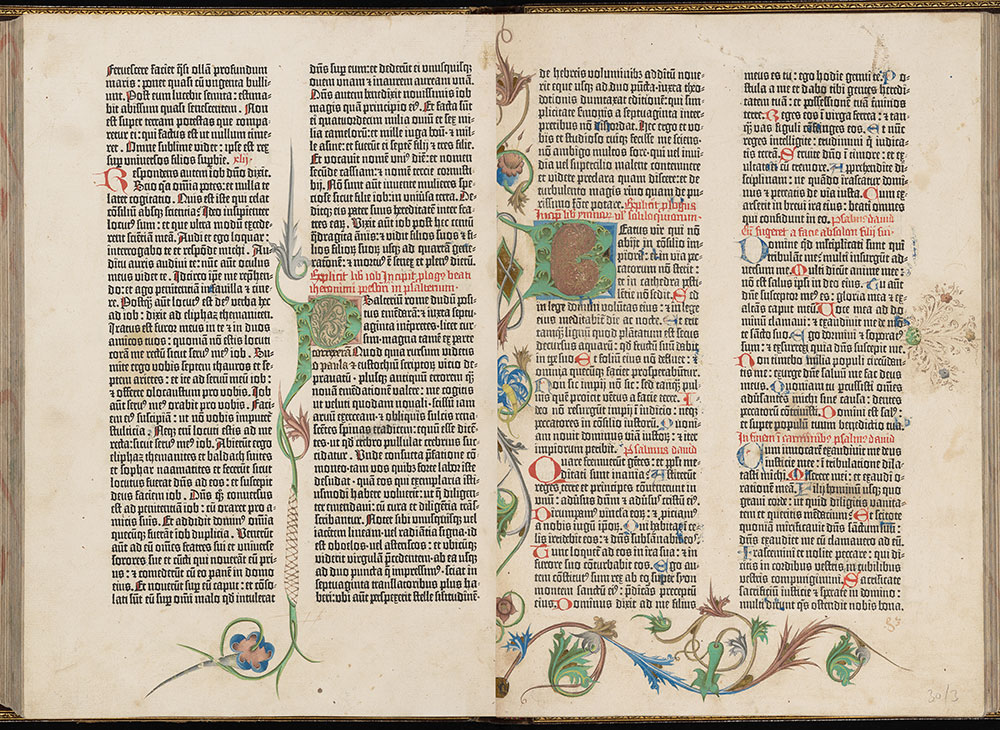 Gutenberg Bible | Imperial Splendor: The Art of the Book in the Holy Roman Empire, ca. 800–1500 | The Morgan Library & Museum Online Exhibitions