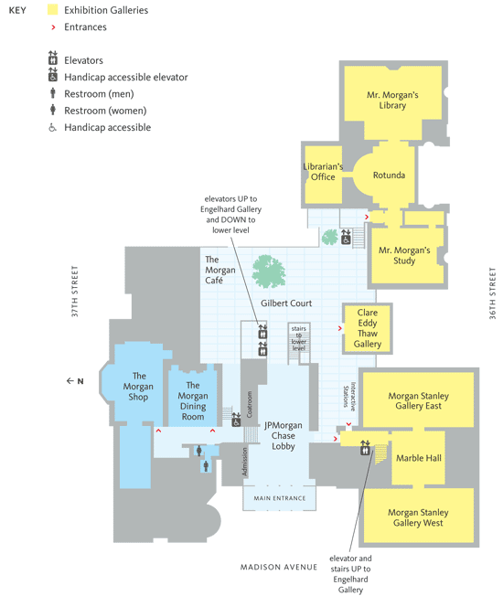 Floor Plan The Morgan Library Museum