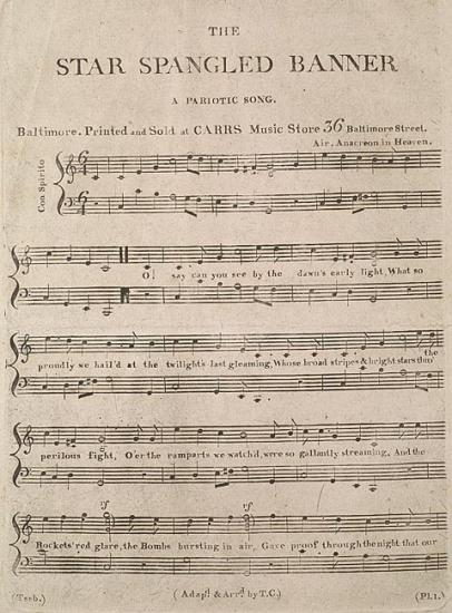 The Star Spangled Banner | John Stafford Smith | The Morgan Library ...