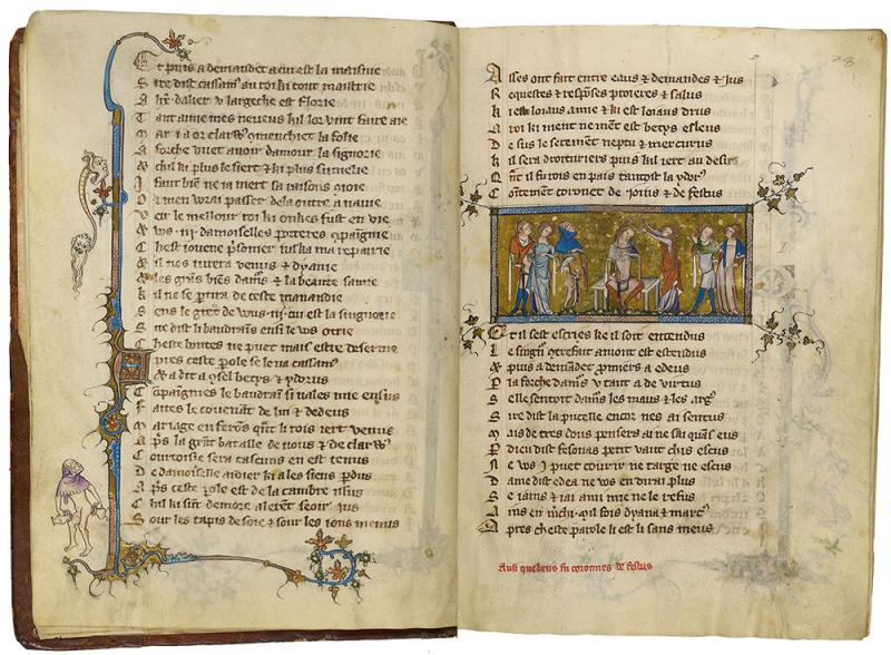 Les voeux du paon | MS G.24 | Medieval and Renaissance Manuscripts