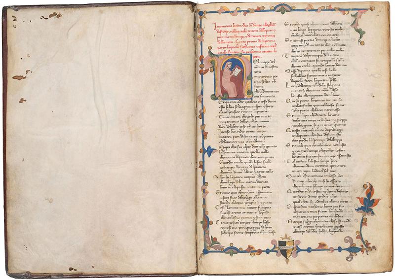 Divina commedia MS M.289 Medieval and Renaissance Manuscripts