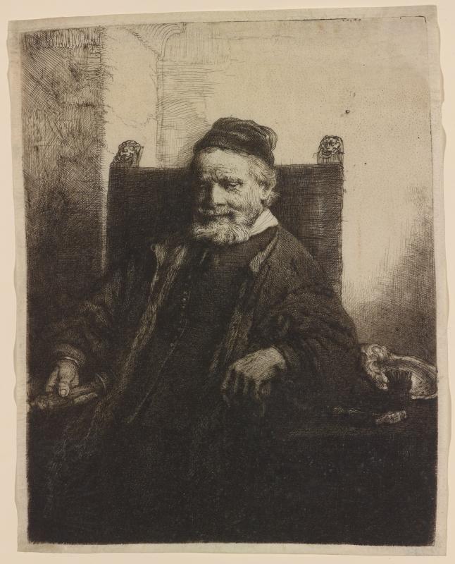 Jan Lutma, Goldsmith | Rembrandt Harmenszoon van Rijn | Drawings and ...