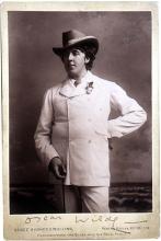 Photograph of Oscar Wilde, Isle of Wight